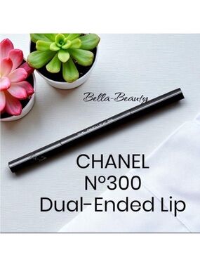 Chanel Nº 300 Dual-Ended Lip Brush Nº300    ~NEW~